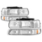 SPYDER Xtune Chevy TahOE 00-06 Amber Crystal Headlights w/ Bumper Lights Chrome HD-JH-CSIL99-SET-AM-C 5064226