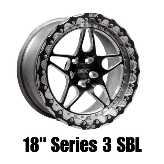 Belak Wheels Belak 18x10 / 6.75in BS / 5x114 BP / High Pad / Series 3 Wheel - Non-Beadlock 18105114S36BS-NBL