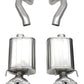 Corsa 06-13 Chevy Corvette C6 Z06 7.0L / 09-13 ZR1 6.2L Polished AxleBack Exhaust w/4.5in Twin Tips 21077