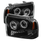 Spyder Ford F250/350 05-07 Projector Headlights LED Halo LED Blk Smke PRO-YD-FS05-HL-BSM 5078483