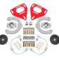 BMR Suspension BMR 16-24 Chevrolet Camaro Caster Camber Plates (Coil-Over Only) - Red WAK361R