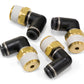 AIRLIFT Elbow Male - 3/8" MNPT x 1/4" PTC - DOT - SMC # KV2L07-36S