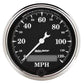 Autometer Old Tyme Black 5 Piece Kit (MPH/FUEL/OILP/WTMP/BAT) 55-59 Chevy Truck Direct-Fit Dash Kit 7036-OTB