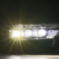 AlphaRex 15-17 Ford Mustang NOVA LED Proj Headlights Black w/Activ Light/Seq Signal/Switch DRL 880262 *Discontinued