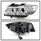 Spyder 09-12 BMW E90 3-Series 4DR Projector Headlights Halogen - LED - Chrome - PRO-YD-BMWE9009-C 5086471