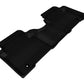 3D MAXpider 2013-2018 Hyundai Santa Fe Sport Kagu 2nd Row Floormats - Black L1HY01721509