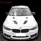 Fits 12-20 BMW F30 F31 F32 F33 F36 GT Type Front Hood Bonnet Vent