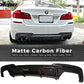 2011-2016 BMW F10 M-Sport V Rear Bumper Lip Diffuser Carbon Fiber CF