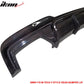 2011-2016 BMW F10 M-Sport V Rear Bumper Lip Diffuser Carbon Fiber CF