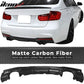 2012-2018 BMW F30 Sedan 3D Style Rear Bumper Lip Diffuser Carbon Fiber