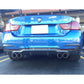 2014-2020 BMW F32 F33 3D Style Rear Bumper Lip Diffuser Carbon Fiber