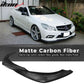 2009-2013 Benz W207 GH Style Front Bumper Lip Carbon Fiber
