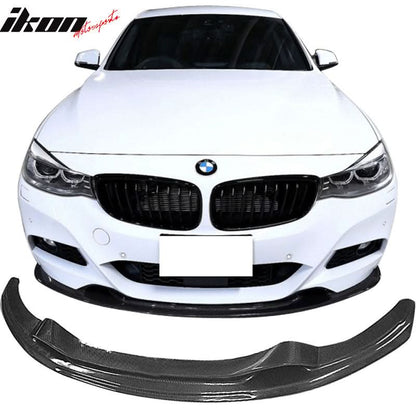 2014-2016 BMW F34 M Sport M-Tech 3D Front Bumper Lip Carbon Fiber CF