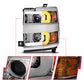 Anzo Projector Headlights 15-17 Chevrolet Silverado 2500HD / 3500HD Chrome
