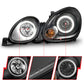 Anzo 1998-2005 Lexus Gs300 Projector Headlights w/ Halo Black