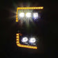 AlphaRex 17-20 Ford Raptor NOVA LED Proj Headlights Plank Style Matte Black w/Activ Light/Seq Signal 880152 *Discontinued