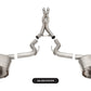 CORSA Performance Corsa 2015-2020 Ford Mustang GT350/R 5.2L V8 Dual Rear Cat-Back- Stainless Dual Rear Exit 21096