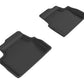 3D MAXpider 2014-2019 Mini Hardtop 4-Door Kagu 2nd Row Floormats - Black L1MN01521509