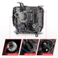 ANZO 14-15 GMC Sierra 1500/2500HD/3500HD Plank Style Projector Headlight - Chrome Housing 111553