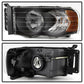 SPYDER Xtune Dodge Ram 1500 02-05 Amber Crystal Headlights Black HD-JH-DR02-AM-BK 5014313