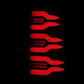 AlphaRex 99-06 Chevrolet Silverado/99-06 GMC Sierra LUXX-Series LED Tail Lights - Black/Red 620007 *Discontinued
