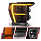 ANZO 21-23 Ford F-150 (w/Factory Halogen) Z-Series Full LED Proj Headlights - Pass. Side ONLY 111593X-R