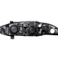 Anzo 1997-1999 Mitsubishi Eclipse Projector Headlights w/ Halo Black G2