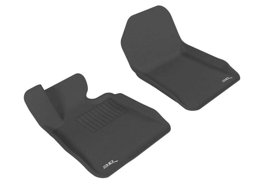3D MAXpider 2007-2013 BMW 3 Series E93 Kagu 1st Row Floormat - Black L1BM02411509
