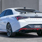 Borla 22-23 Hyundai Elantra N 2.0L 4 CYL. Turbo AT/MT ATAK Catback Exhaust Black Chrome 140925BC