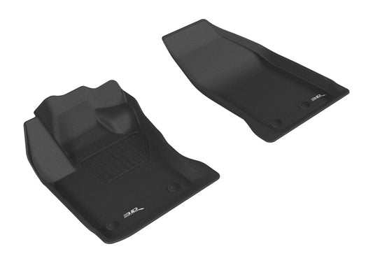 3D MAXpider 2015-2019 Fiat 500X Kagu 1st Row Floormat - Black L1FA00511509