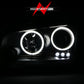 Anzo 2006-2010 Dodge Charger Projector Headlights w/ Halo Chrome (CCFL)