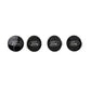 Ford Racing Car Black and Chrome Wheel Cap M-1096K-BCC