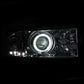 Anzo 1994-2001 Dodge Ram Projector Headlights w/ Halo Chrome