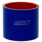 HPS 3-5/8" ID, 3" Length, Silicone Straight Coupler Hose, High Temp 4-ply Reinforced, 92mm ID, Blue