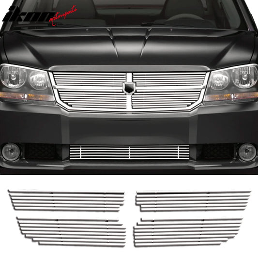 2008-2010 Dodge Avenger Billet Style Chrome Grille Stainless Steel