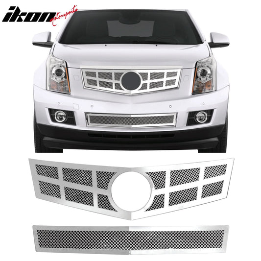 2010-2012 Cadillac SRX Mesh Style Lower Grille Insert Stainless Steel