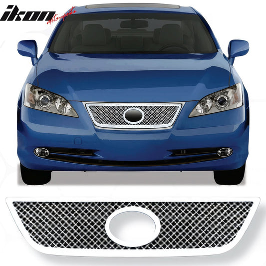 2007-2009 Lexus ES350 Mesh Style Chrome Front Grille Stainless Steel