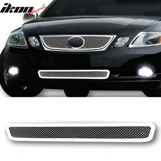2006-2007 Lexus GS300 GS430 Mesh Chrome Front Grille Stainless Steel