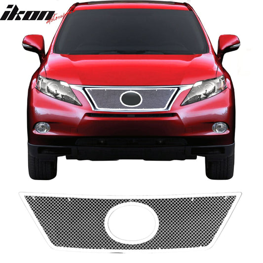 2010-2012 Lexus RX350 Mesh Style Chrome Front Grille Stainless Steel