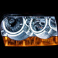 Anzo 2005-2010 Chrysler 300 Crystal Headlights w/ Halo Chrome (CCFL)