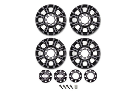 Ford Racing 23-24 Super Duty 18x8in Matte Black Wheel Kit M-1007K-1808SD2