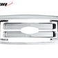 2011-2016 Ford F-250 OE Style Chrome Front Bumper Upper Grille ABS