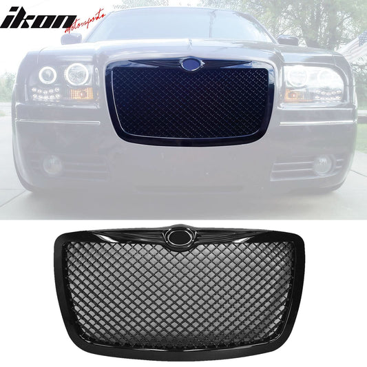 2005-2010 Chrysler 300 300C Bentley Style Front Upper Grille B Emblem