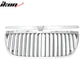 2007-2014 GMC Yukon Vertical Style Chrome Front Upper Mesh Grille ABS