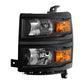 SPYDER xTune Chevy Silverado 1500 14-15 (Non-HD) Driver Side Headlight Black - OEM Left HD-JH-CS14-OEBK-L 9040108