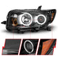 Anzo 2008-2010 Scion Xb Projector Headlights w/ Halo Black