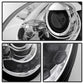 Spyder Volkswagen Beetle 1998-2005 Projector Headlights DRL Chrome PRO-YD-VB98-DRL-C 5080554