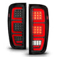 ANZO 19-23 GMC Sierra 1500/2500HD/3500HD Black Replacement Full LED Bar Tail Light 311459