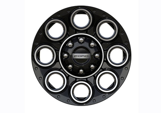 Ford Racing 23-24 Super Duty 20x8in Wheel Kit - Black w/Machined Face M-1007K-S2008GBM2
