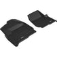 3D MAXpider 2017-2019 Ford F-250/350/450 Kagu 1st Row Floormat - Black L1FR10711509